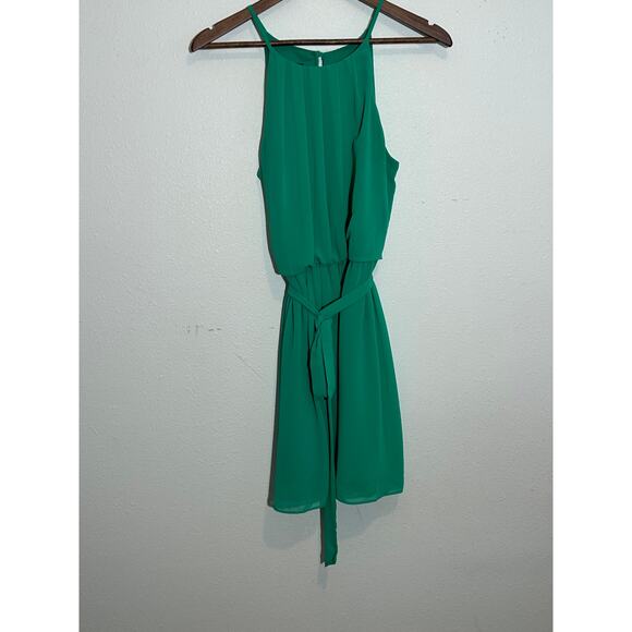 A. Byer Dresses & Skirts - A. Byer Green Chiffon Dress size L